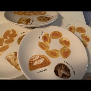 REDUCED!> Kate spade set of 4 FRENCH plates